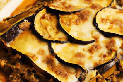 Eggplant & Lentil Moussaka: A Hearty Mediterranean Delight