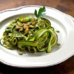 Twirl into Health: Zucchini Noodles with Creamy Avocado Pesto