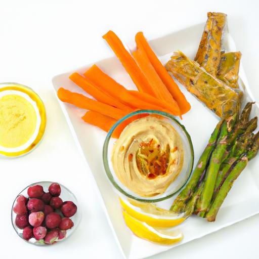 Crunchy Veggie Sticks Meet Creamy Hummus: A Perfect Pair