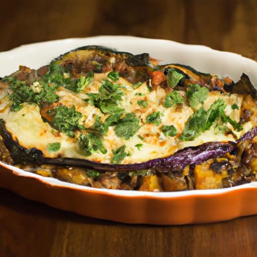 Eggplant & Lentil Moussaka: A Hearty Mediterranean Delight