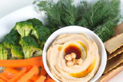 Crunchy Veggie Sticks Meet Creamy Hummus: A Perfect Pair