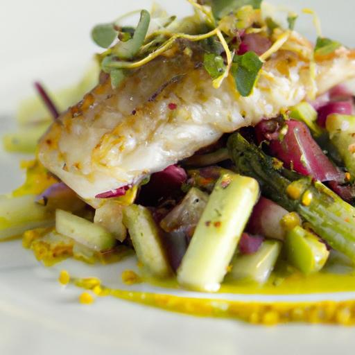 Savor the Bold Flavors of Roasted Cod with Fermented Veggies