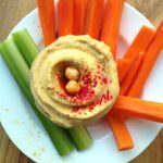 Crunchy Veggie Sticks Meet Creamy Hummus: A Perfect Duo