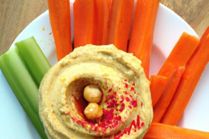 Crunchy Veggie Sticks Meet Creamy Hummus: A Perfect Duo