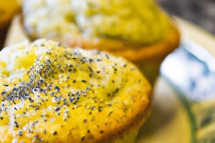 Zesty Lemon Poppy Seed Muffins: A Bright, Tangy Delight