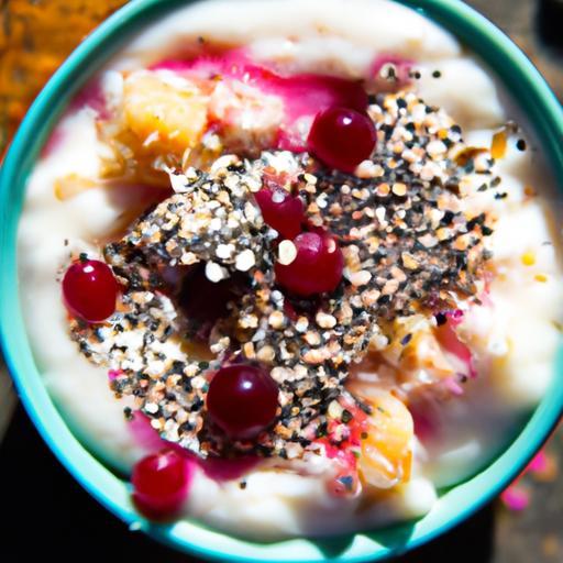 Power-Packed Overnight Oats: Chia Seeds & Yogurt Boost