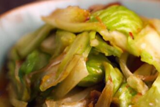Sizzling Cabbage Stir Fry: A Savory Soy Sauce Delight