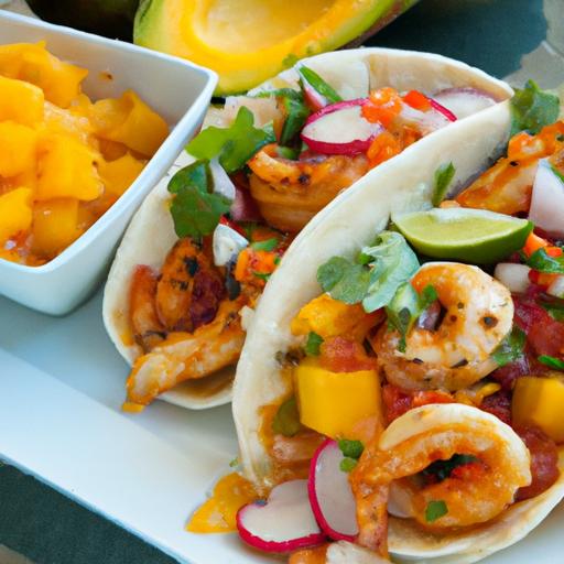 Fiery Shrimp Tacos with Zesty Mango Salsa Delight