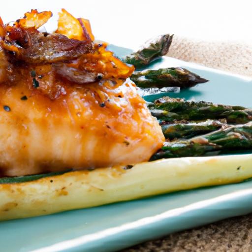 Savor the Perfect Pair: Salmon with Roasted asparagus Delight