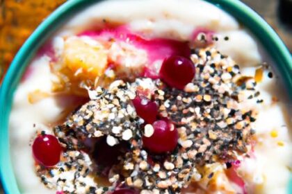 Power-Packed Overnight Oats: Chia Seeds & Yogurt Boost
