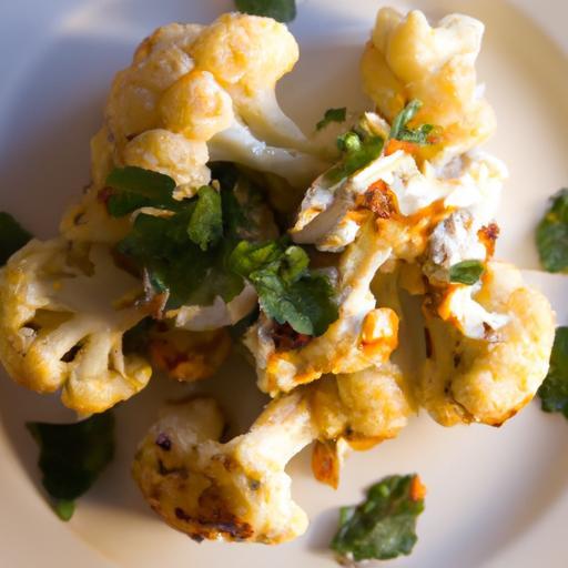 Golden Roasted Cauliflower with Creamy Tahini Drizzle