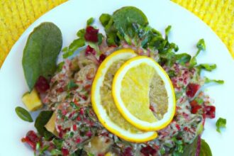Zesty Lemon Tahini Quinoa Salad: A Nutritious Twist