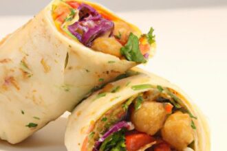 Wrap Up Flavor: The Zesty Magic of Spicy Chickpea Wraps