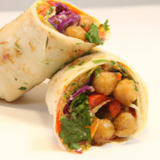 Wrap Up Flavor: The Zesty Magic of Spicy Chickpea Wraps