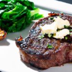 Savor Wagyu Beef Steak with Rich Garlic Herb Butter Bliss