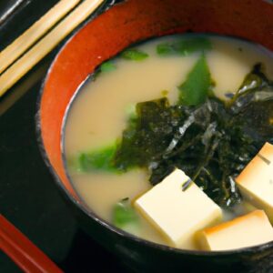 Savor the Harmony: Miso Soup with Tofu and Seaweed Delight