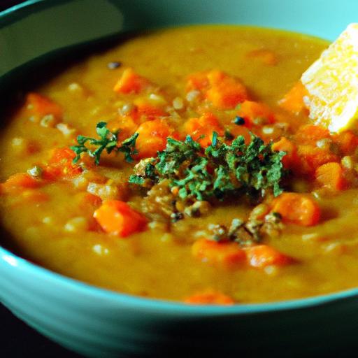 Wholesome Carrot and Lentil Soup: A Nutritious Delight