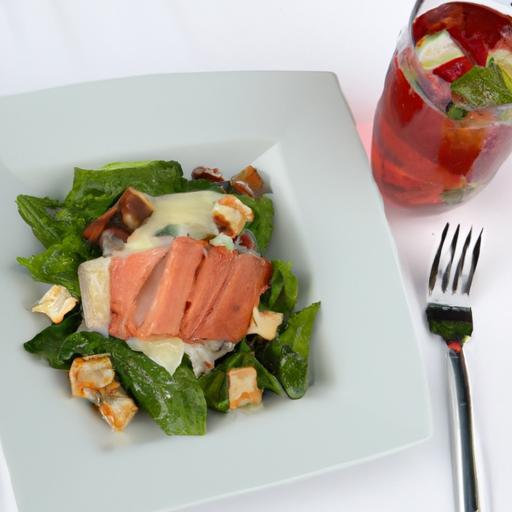 Fresh Twist: How to Make the Ultimate Salmon Caesar Salad