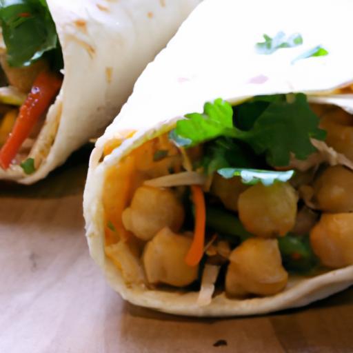 Heat Up Your Lunch: Delicious Spicy Chickpea Wraps Recipe