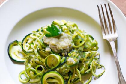 Zucchini Noodles with Probiotic Pesto: A Gut-Friendly Twist