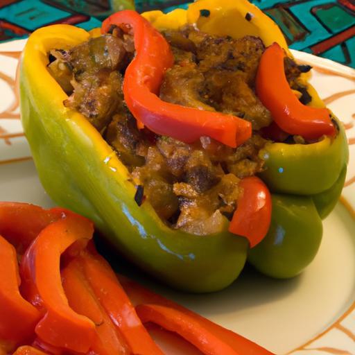 Flavor-Packed Stuffed Bell Peppers with Savory Turkey Filling