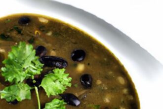 Zesty Black Bean Soup: Cumin and Lime Flavor Fusion
