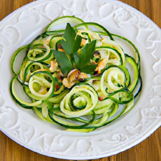 Crunchy Zucchini Noodle Salad: Fresh, Light & Nutritious