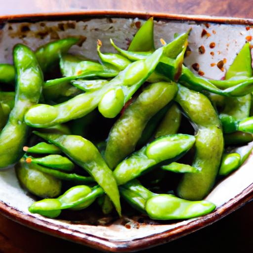 Edamame with Sea Salt: A simple,Nutritious Snack Boost