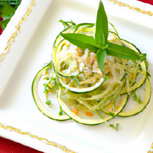 Crunchy Zucchini Noodle Salad: Fresh, Light & Nutritious