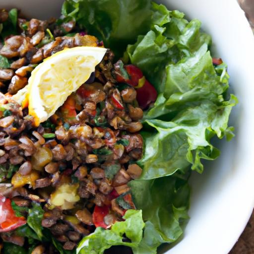 Hearty Lentil and Roasted Veggie Salad: A Nutritious Delight