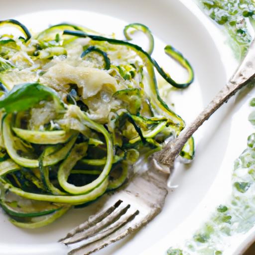 Zucchini Noodles with Probiotic Pesto: A Gut-Friendly Twist