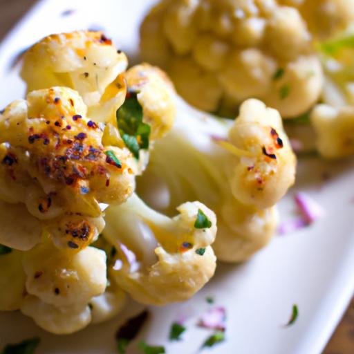 Golden Roasted Cauliflower with Creamy Tahini Drizzle