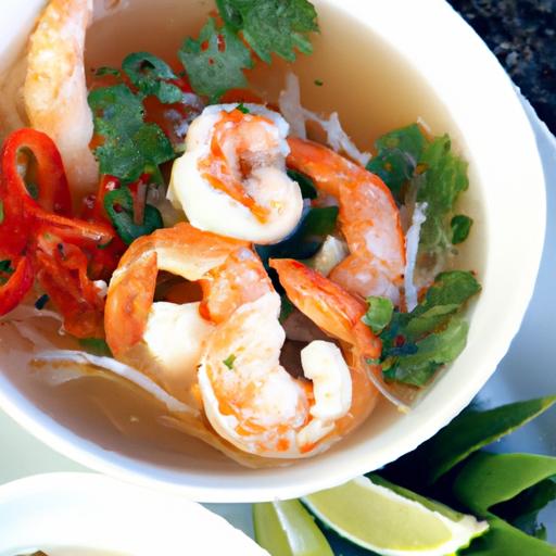Delight in Shrimp Pho: vietnam's Savory Seafood Soup