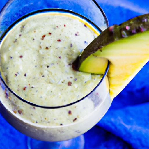 Tropical Twist: How to Make a Creamy avocado Pineapple Smoothie
