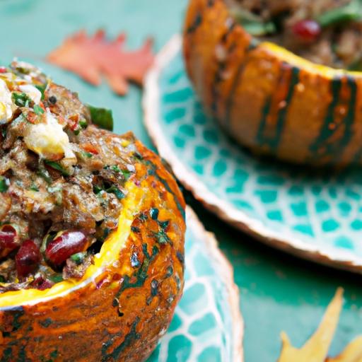 Autumn Delight: Stuffed Acorn Squash with Quinoa Boost