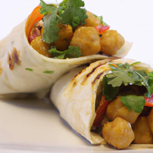 Wrap Up Flavor: The Zesty Magic of Spicy Chickpea Wraps
