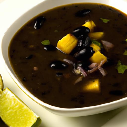 zesty Black bean Soup: Cumin and Lime Flavor Fusion