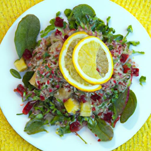 Zesty Lemon Tahini Quinoa Salad: A Nutritious Twist