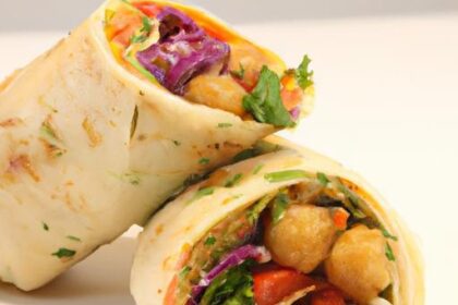 Wrap Up Flavor: The Zesty Magic of Spicy Chickpea Wraps