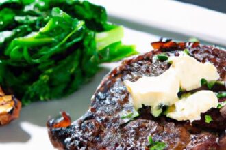 Savor Wagyu Beef Steak with Rich Garlic Herb Butter Bliss