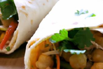 Heat Up Your Lunch: Delicious Spicy Chickpea Wraps Recipe