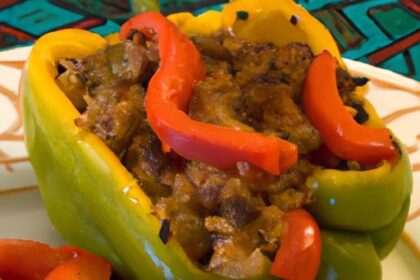 Flavor-Packed Stuffed Bell Peppers with Savory Turkey Filling