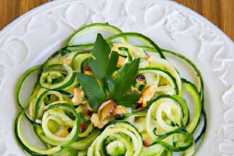 Crunchy Zucchini Noodle Salad: Fresh, Light & Nutritious