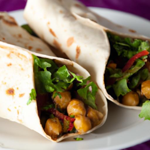 Heat Up Your Lunch: Delicious Spicy Chickpea Wraps Recipe