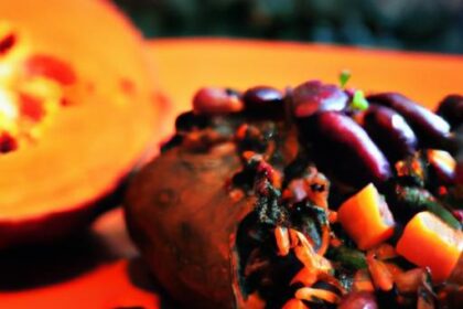 Hearty Baked Sweet Potato with Black Beans: A Nutritious Twist