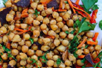 Nourish Your Plate: Sweet Potato & Chickpea Salad Delight