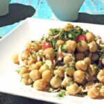 Chickpea Salad Delight: Creamy Tahini Dressing Magic