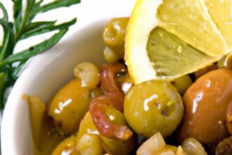 Zesty Lemon Garlic Olives: A Flavorful Mediterranean Twist