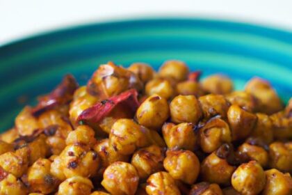 Crunchy Roasted Chickpeas with Smoky Paprika Spice Mix