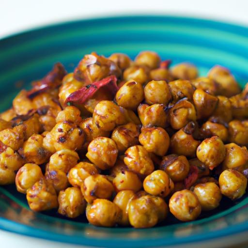 Crunchy Roasted Chickpeas with Smoky Paprika Spice Mix